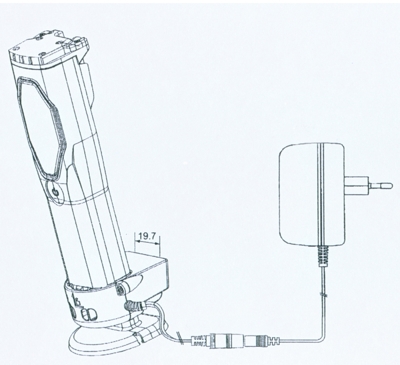 Adaptador para linternas LED