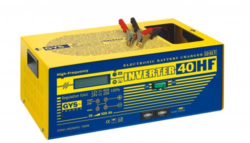 CARGADOR DE BATERÍA ELECTRONICO HF INVERTER 40HF - REF. 29248