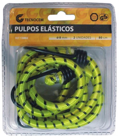 Pulpos elasticos 2 unidades 8mm x 80cm - REF. 13802