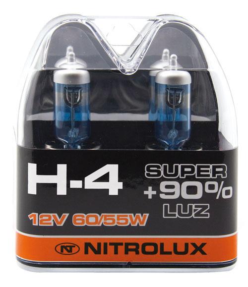 Pack 2 Lamp H-4 12v 60/55 SUPER 90% XTREM - REF. 1255H4S90