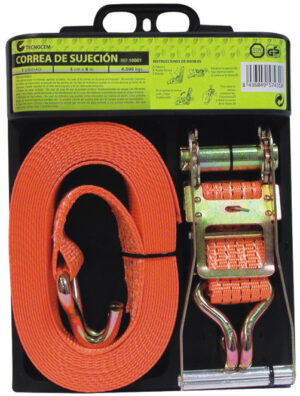 Correa de sujeción con carraca 5cm x 8m / 4500Kg. 1 Ud - REF. 10001