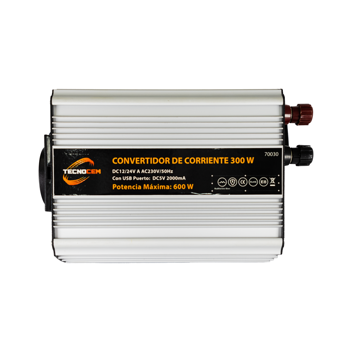 CONVERTIDOR DE CORRIENTE 12/24 V - REF. 70300