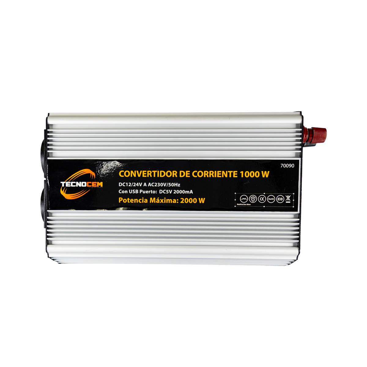 CONVERTIDOR DE CORRIENTE 12/24 V - REF. 70900