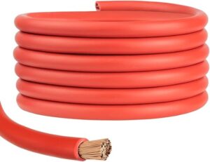 Cable 10 mm2 rojo, bobina de 25m – Ref. 1511