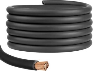 Cable 10 mm2 negro bobina de 25m – Ref. 1510
