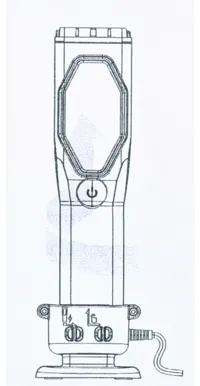 linternas-led La lampara portátil 4034 dispone de unos indicadores de carga
