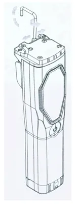 linternas-portatiles La linterna portátil dispone de un gancho para su mejor colocación